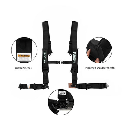 4 Point Racing Harness 2 Inch Padding Advanced Buckle
