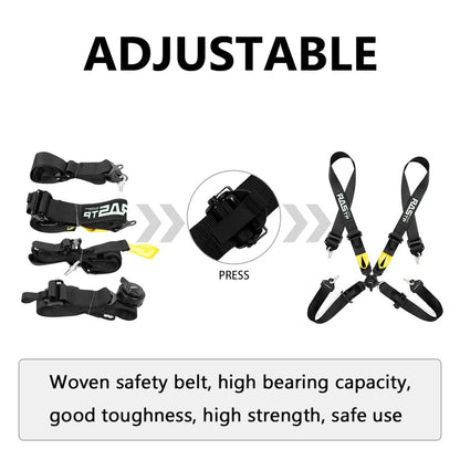 4 Point Racing Harness Cam Lock Quick Release System