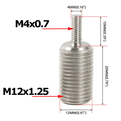 M12x1.25 Shift Knob Screw Adapter for Logitech G920 G29 G27 G25 Shift knob Modification