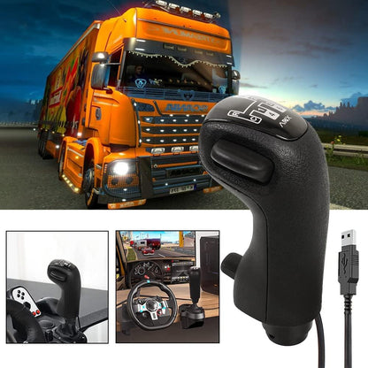 USB American Truck Simulator Shifter for ATS & ETS2 Compatible with Logitech G29 G27 G25 G920