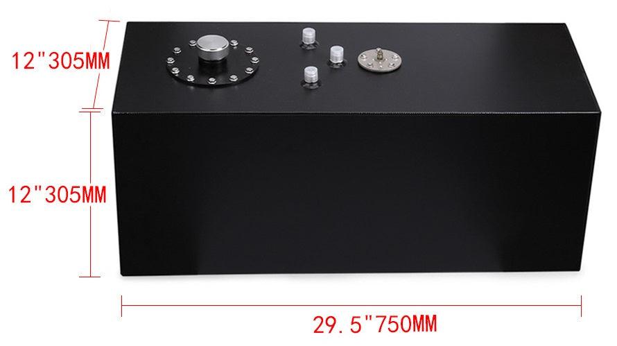 20 Gallon 76L Auxiliary Fuel Tank with Cap & Level Sender Top Feed