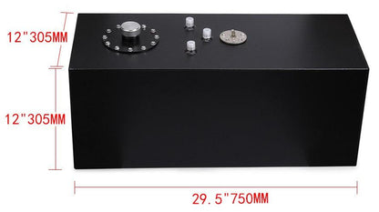 20 Gallon 76L Auxiliary Fuel Tank with Cap & Level Sender Top Feed