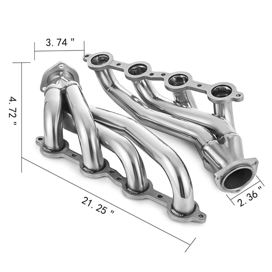 Exhaust Manifold for Chevy C10 Chevelle Camaro Caprice LS1 LS2 LS6 LS7 LSX