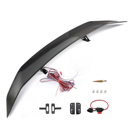 Tesla Electric Lift Rear Spoiler Carbon Fiber Rear Trunk Spoiler