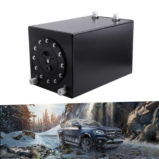 3 Gallon 12L Small Auxiliary Fuel Tank with Cap Polished Aluminum