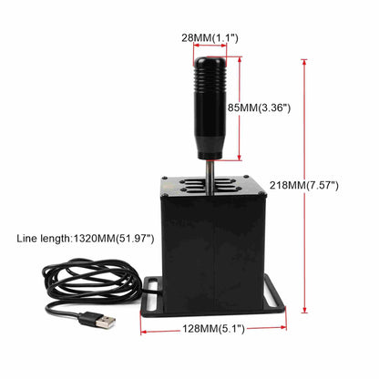 USB H Pattern Shifter Compatible with Logitech G29 G27 G920 T300