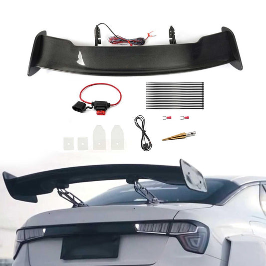Universal Carbon Fiber Electric Lift Rear Spoiler Rear Trunk Sedan Spoiler