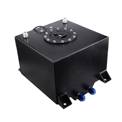 5 Gallon 20L Race Fuel Cell Gas Tank with Cap & Level Sender Top Feed
