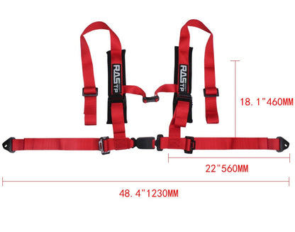 4 Point Safety Harness with 2 Inch Comfort Padding EZ Buckle