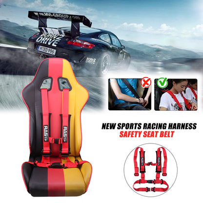 4 Point Safety Harness with 2 Inch Comfort Padding EZ Buckle