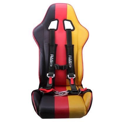 4 Point Safety Harness Racing Seat Belt with Comfort Heavy Duty Shoulder Pads