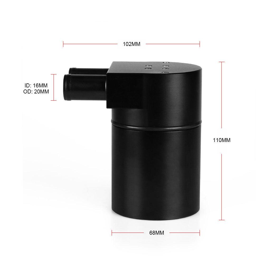 Baffled Engine Oil Separator Oil Catch Tank with Radiator Silicone Hose for BMW N54 335i 535i