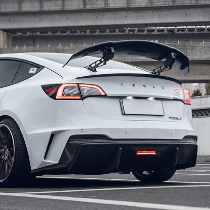 Electric Lift Rear Spoiler Rear Trunk Carbon Fiber Spoiler