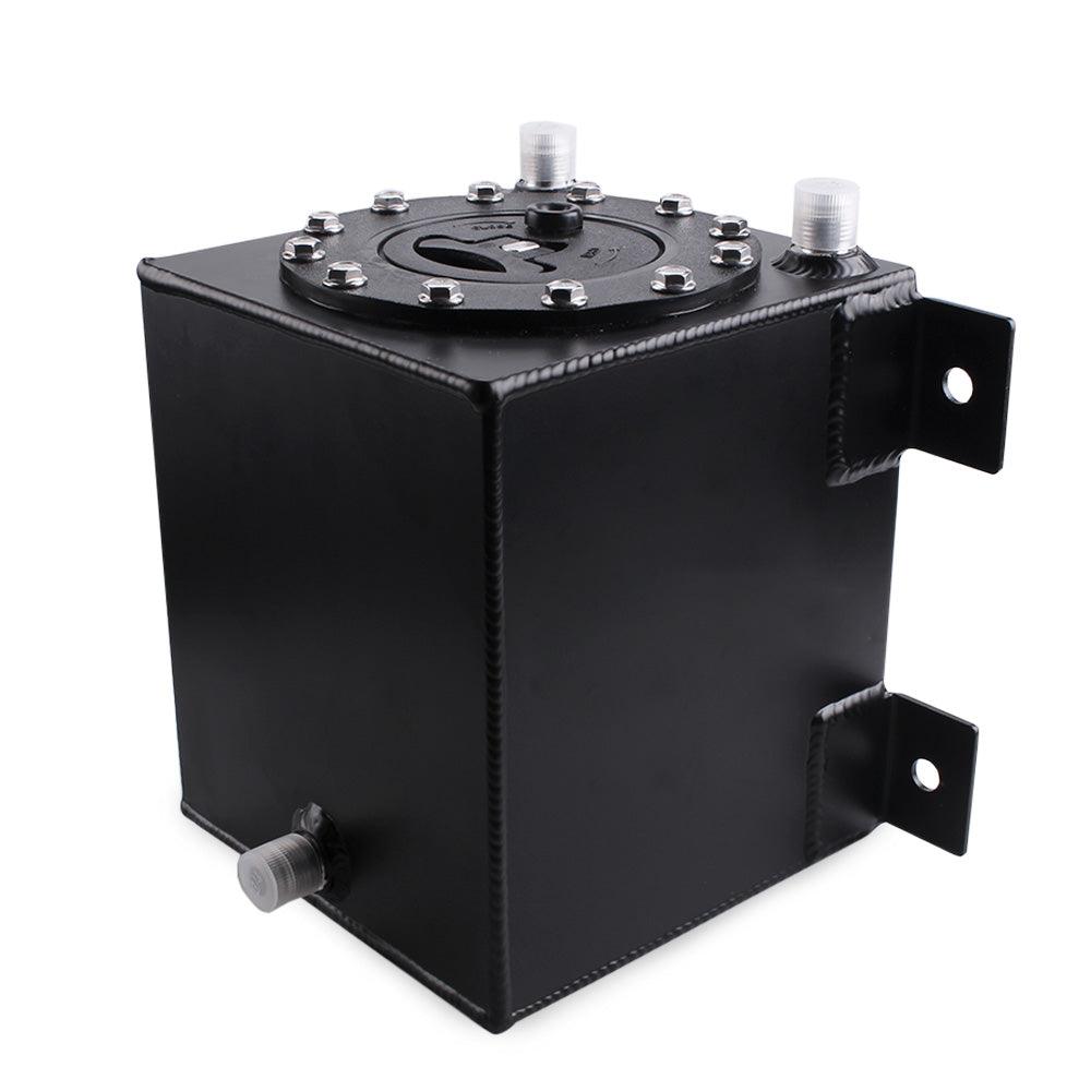 1 Gallon 4L Small Auxiliary Fuel Tank with Cap Polished Aluminum