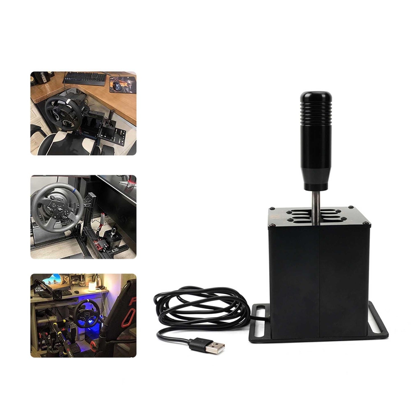 USB H Pattern Shifter Compatible with Logitech G29 G27 G920 T300