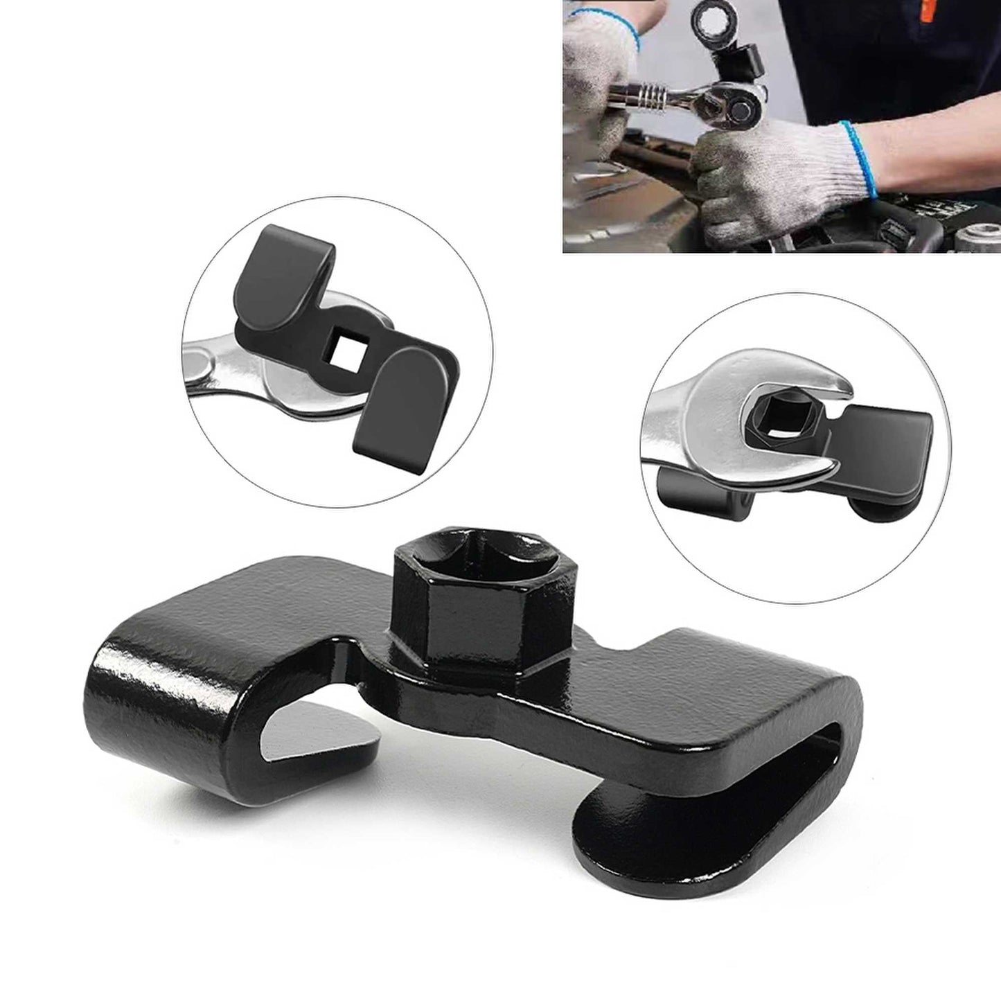 2PCS Wrench Extender for 1/2 Inch Drive Breaker Bars/21 mm Hex Tools Kti 49403 Wrench Extender Adaptor