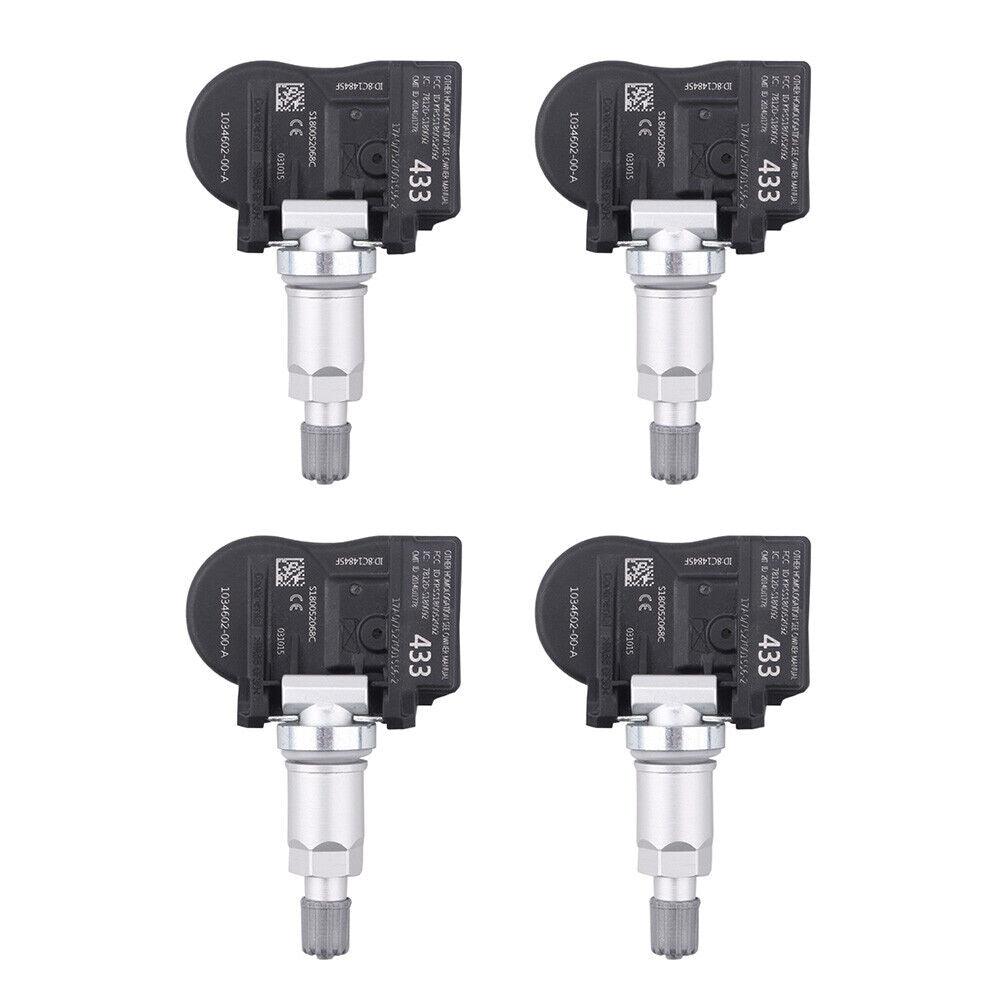 4Pcs Tire Pressure Monitoring System Sensor for Tesla OEM 103460200A