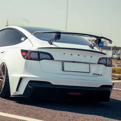 Electric Lift Rear Spoiler Rear Trunk Carbon Fiber Spoiler