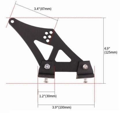 5 Inch Spoiler Mount Brackets Rear Wing Trunk Spoiler Legs