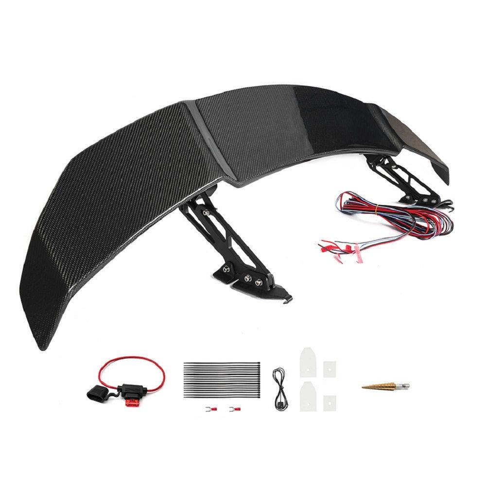 Electric Lift Rear Spoiler Rear Trunk Carbon Fiber Spoiler