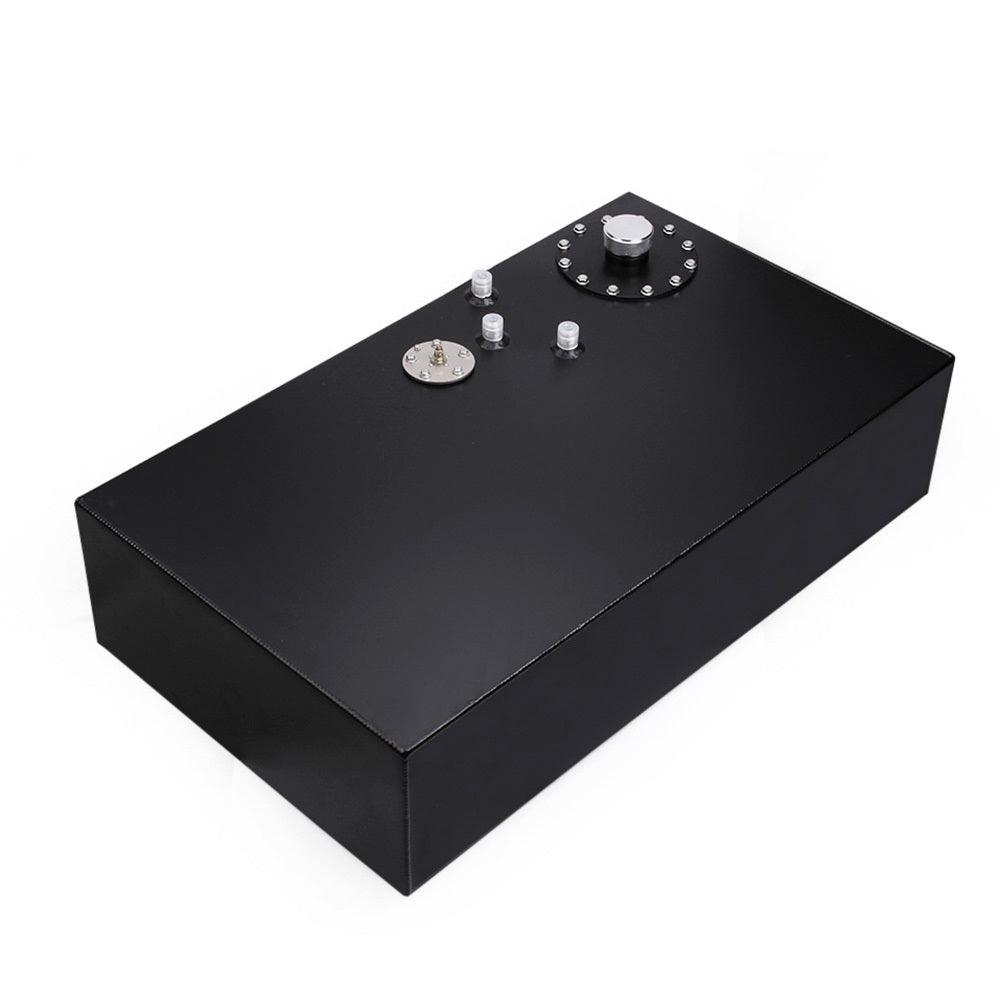 18 Gallon 68L Race Fuel Cell Gas Tank with Cap & Level Sender Polished Aluminum