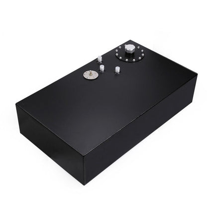 18 Gallon 68L Race Fuel Cell Gas Tank with Cap & Level Sender Polished Aluminum