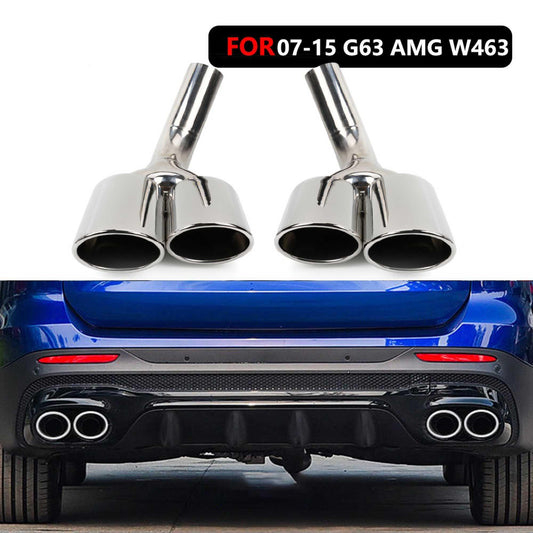 2007-2015 Mercedes Benz G63 AMG W463 Dual Exhaust Tips Exhaust Muffler