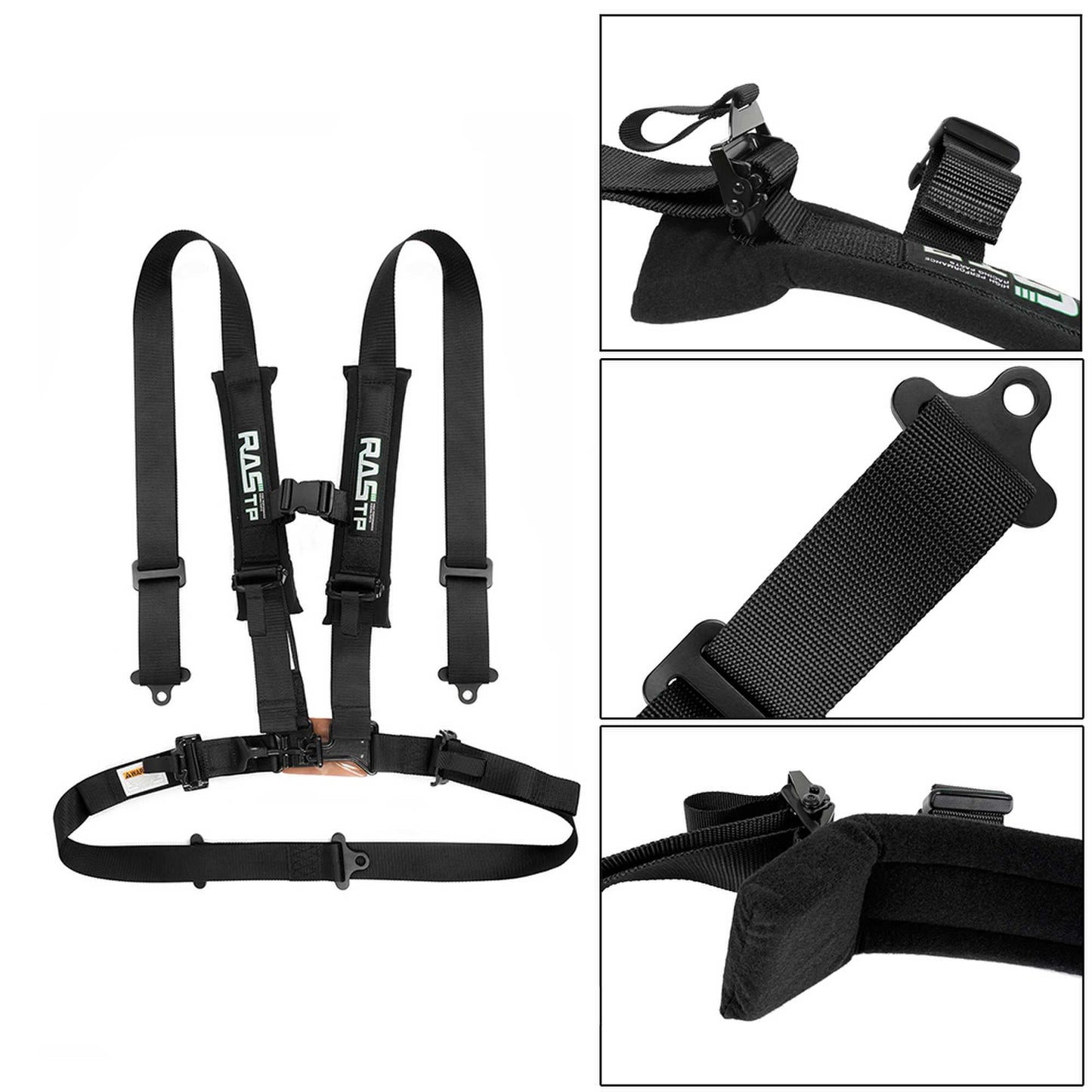 4 Point Racing Harness 2 Inch Padding Advanced Buckle