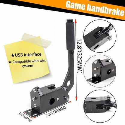 USB SIM Racing PC Handbrake for Logitech G29 G27 G925 T300 T500 Fanatecosw LFS Dirt Rally