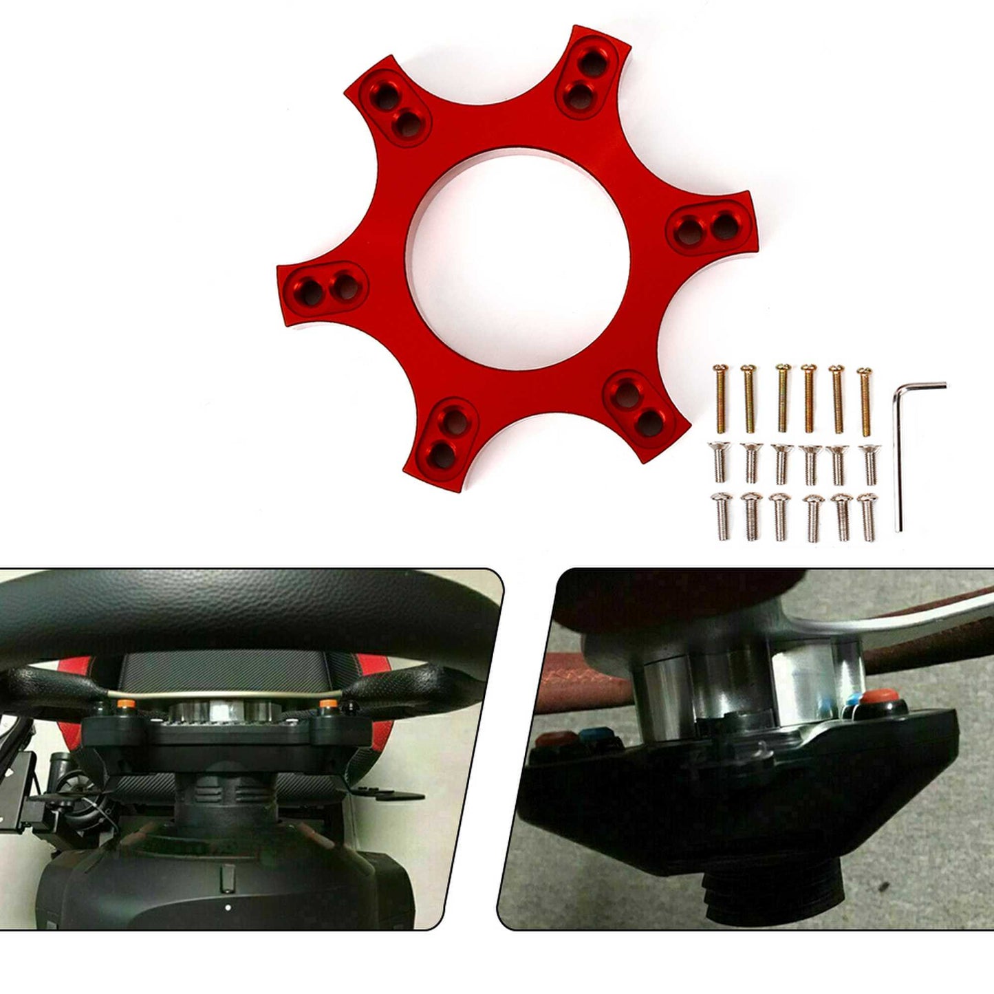 70MM Steering Wheel Adapter Plate for Thrustmaster T300RS