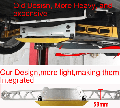 Rear Lower Tie Bar with Lower Control Arm for Honda Civic RSX DC5 EP3 EM2 ES1