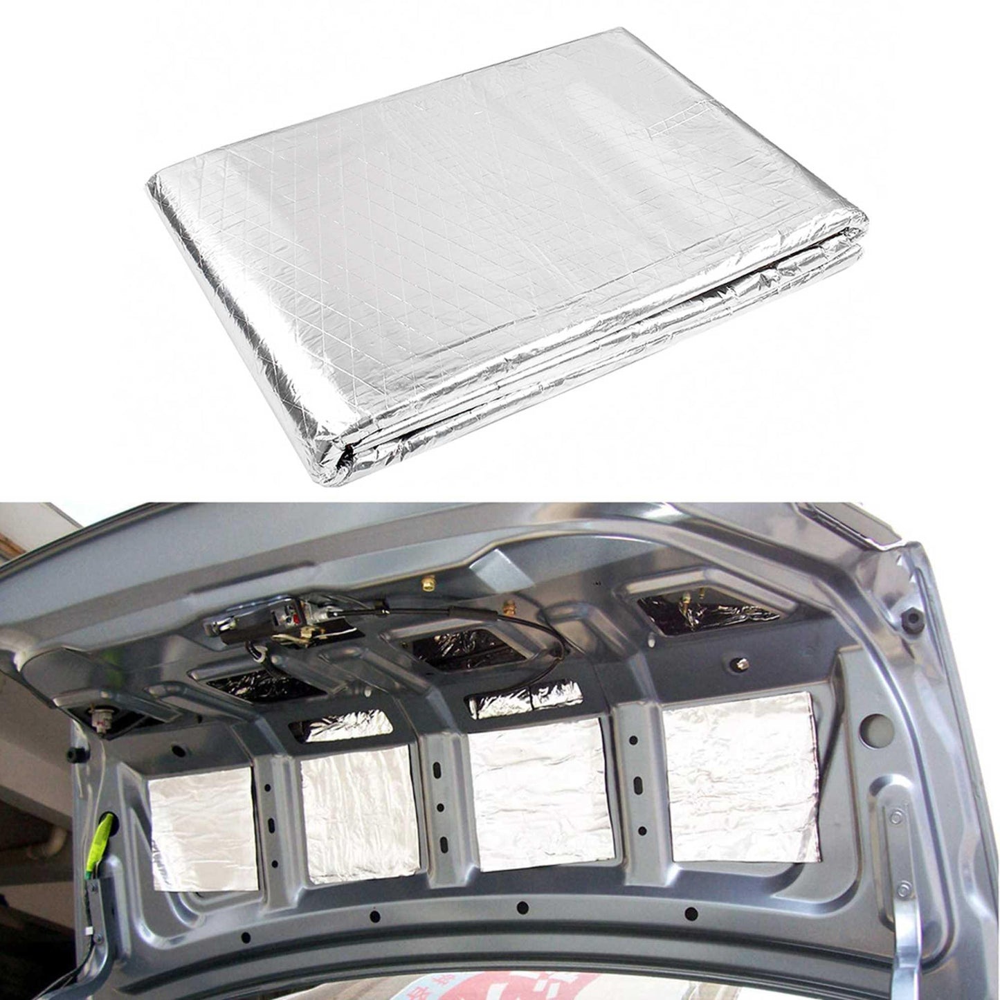 Sound Heat Deadening Insulation Mat Deadener Pad Hood Engine Roof Firewall Waterproof