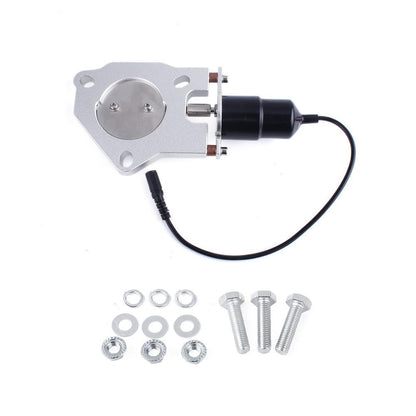 Universal Electric Stainless Exhaust Cutout Cut Out Dump Valve/Switch with Remote Control