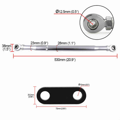 Honda Civic Front Suspension Traction Control Tie Bar Kit