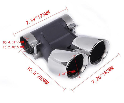 2015 Porsche 718 Cayman Dual Exhaust Tips Exhaust Muffle