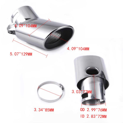 Universal 1 Pair Range Rover Diesel Exhaust Muffler Exhaust Tip