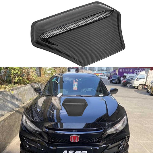 Universal Carbon Fiber Engine Hood Vent Inlet Air Intake