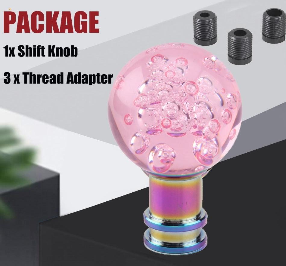 Universal Acrylic Bubble Shift Knob Manual Shift Lever Handle