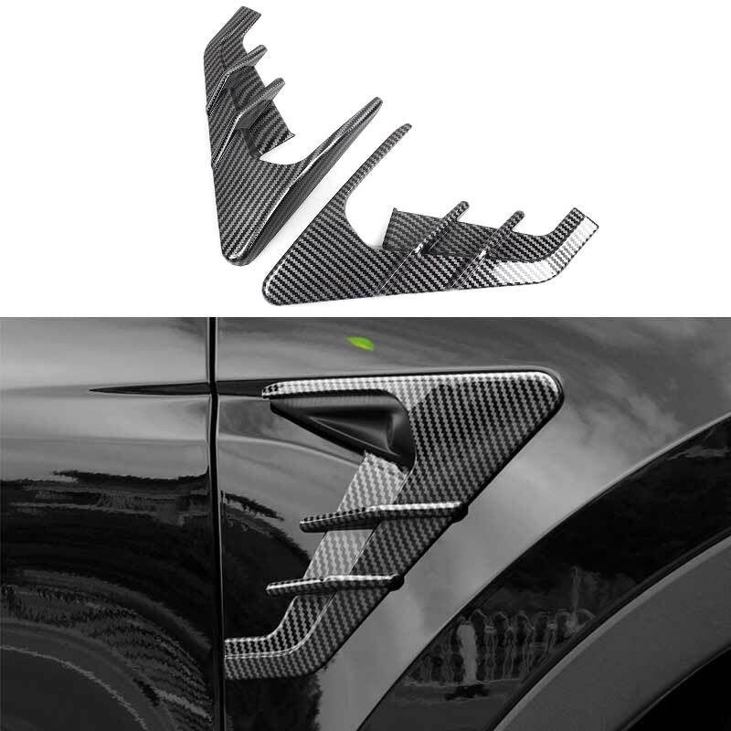 Shark Gills Car Camera Side Wing Panel Cover for Tesla Model 3/Y