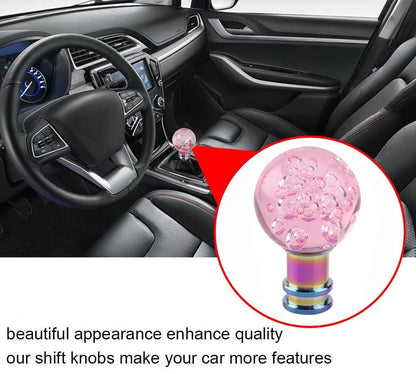 Universal Acrylic Bubble Shift Knob Manual Shift Lever Handle