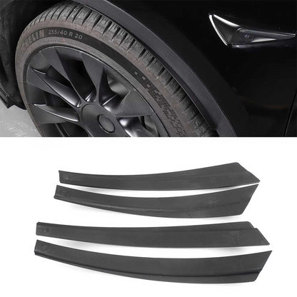 ABS Car Mudguard Fender Flares Wheel Eyebrow Protector for Tesla Model Y 2020 2021