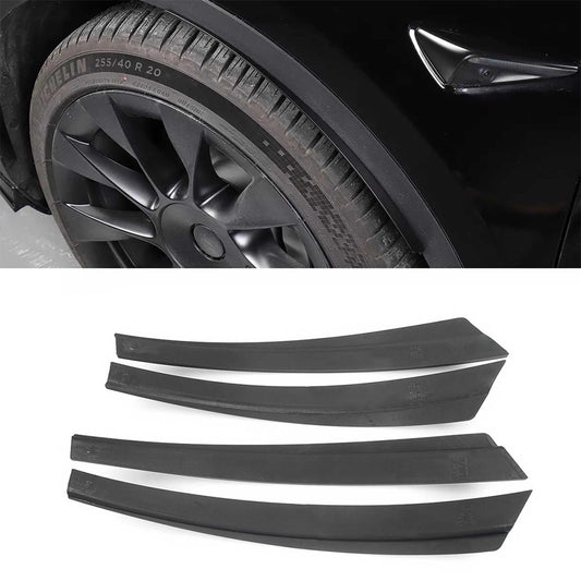 ABS Car Mudguard Fender Flares Wheel Eyebrow Protector for Tesla Model Y 2020 2021