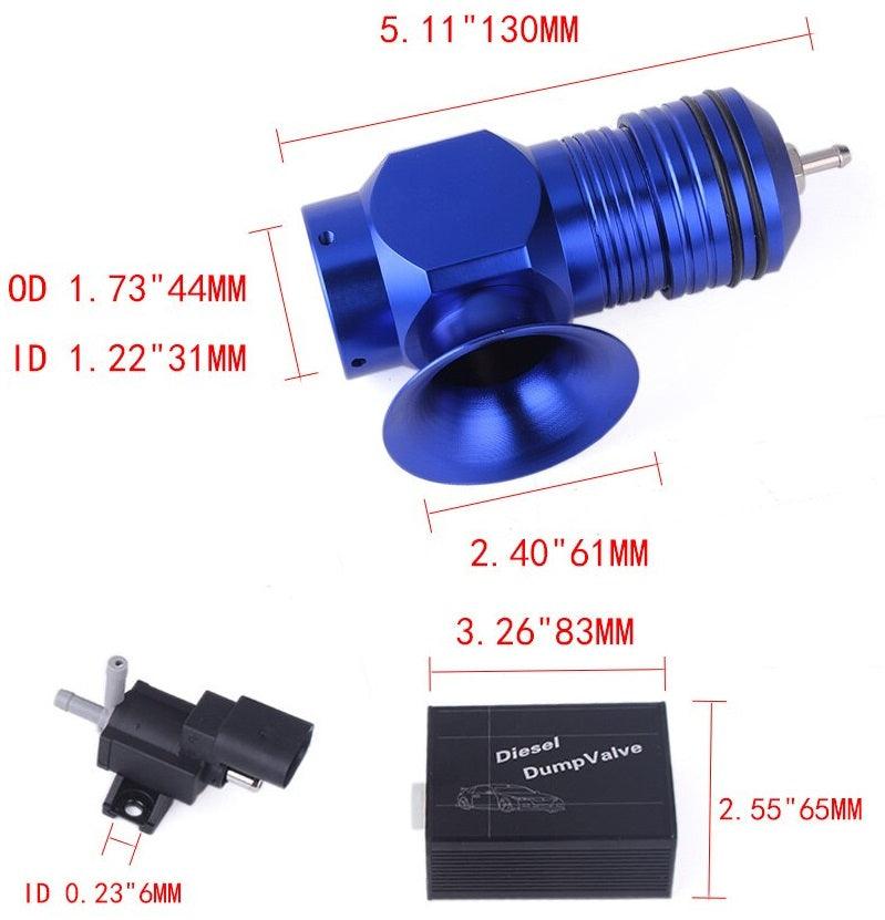 Universal Electrical Diesel Dump Valve Vacuum Blow Off Valve Bov Kit