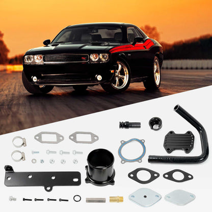EGR Valve Cooler Delete Kit with Throttle Valve for 2013-2018 Dodge Ram 6.7L Cummins Diesel