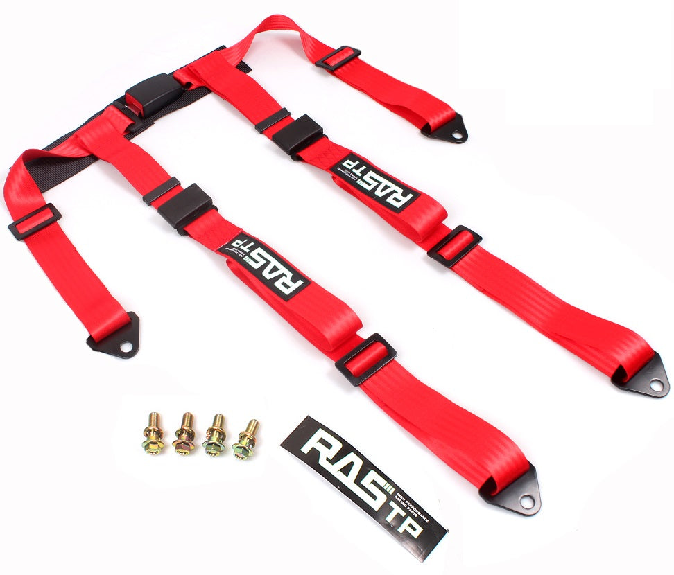 4 Point UTV Seat Belt Go Kart Harness 2 Inch Straps EZ Buckle