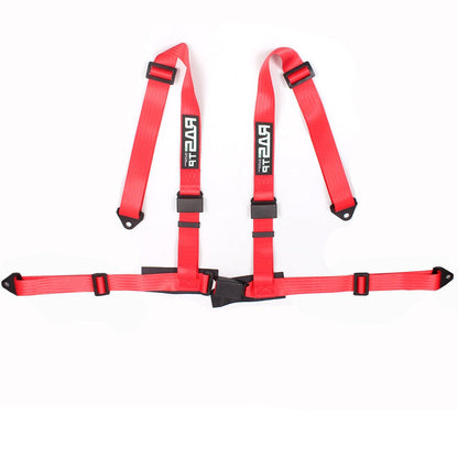 4 Point UTV Seat Belt Go Kart Harness 2 Inch Straps EZ Buckle