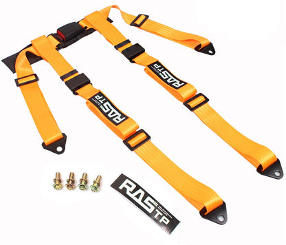 4 Point UTV Seat Belt Go Kart Harness 2 Inch Straps EZ Buckle
