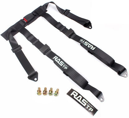 4 Point UTV Seat Belt Go Kart Harness 2 Inch Straps EZ Buckle