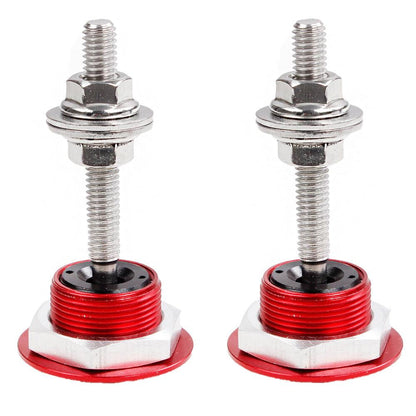 2Pcs Hood Pins Lock Clip Kit for Car Bumper License Plate Hood