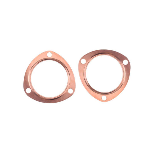 3Inch Car Copper Header Exhaust Collector Gaskets Reusable Replacement for SBC BBC 302 350 454 383